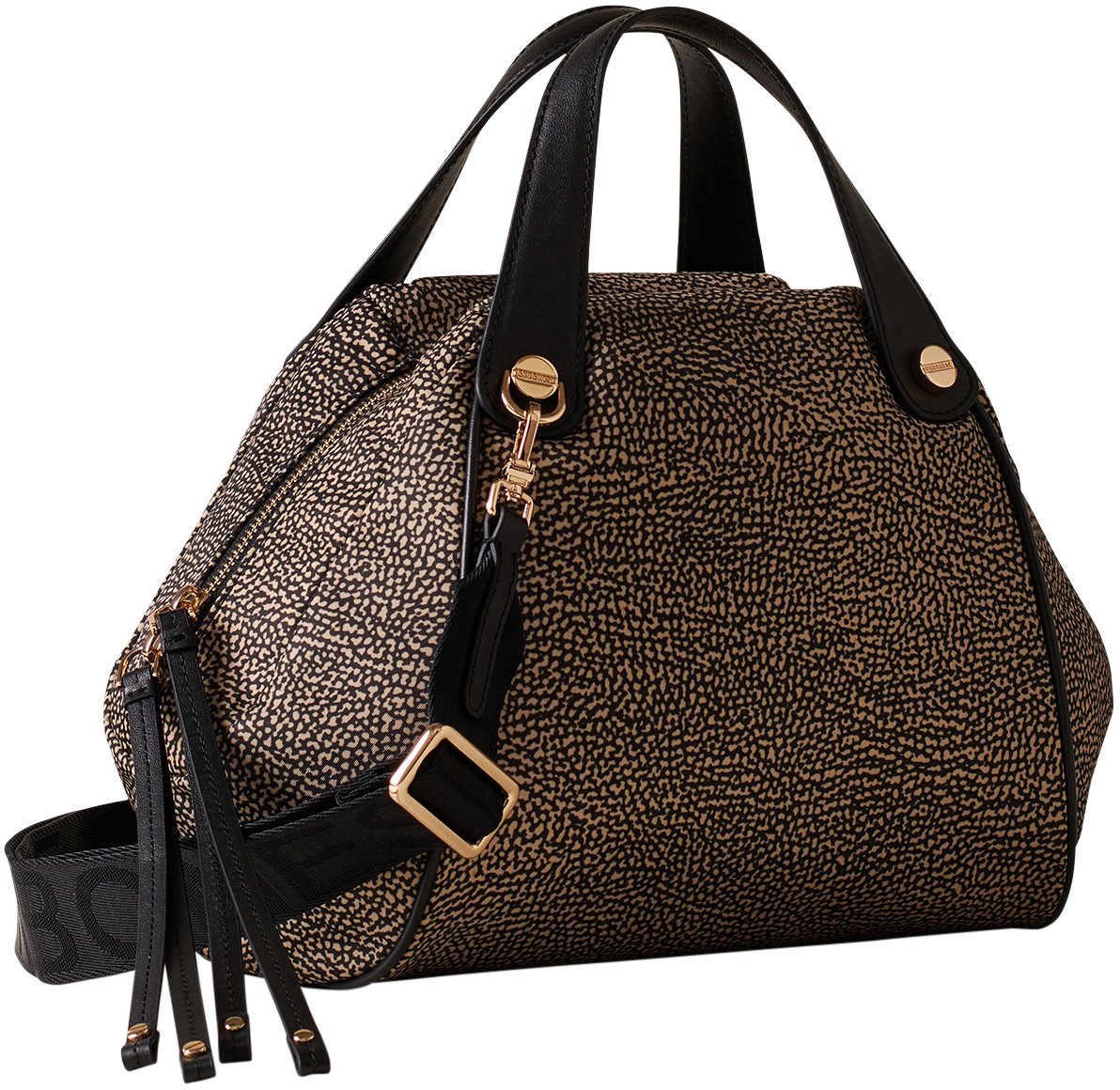 Borbonese MARIE MEDIUM DUFFLE BAG Bruin