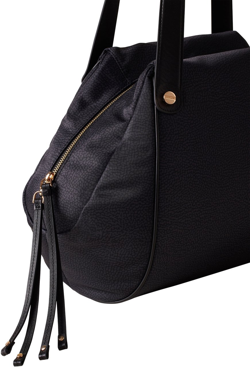 Borbonese MARIE LARGE SHOPPER Zwart