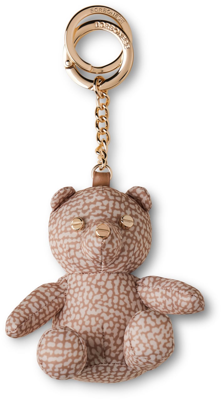 Borbonese BEAR KEYCHAIN Beige
