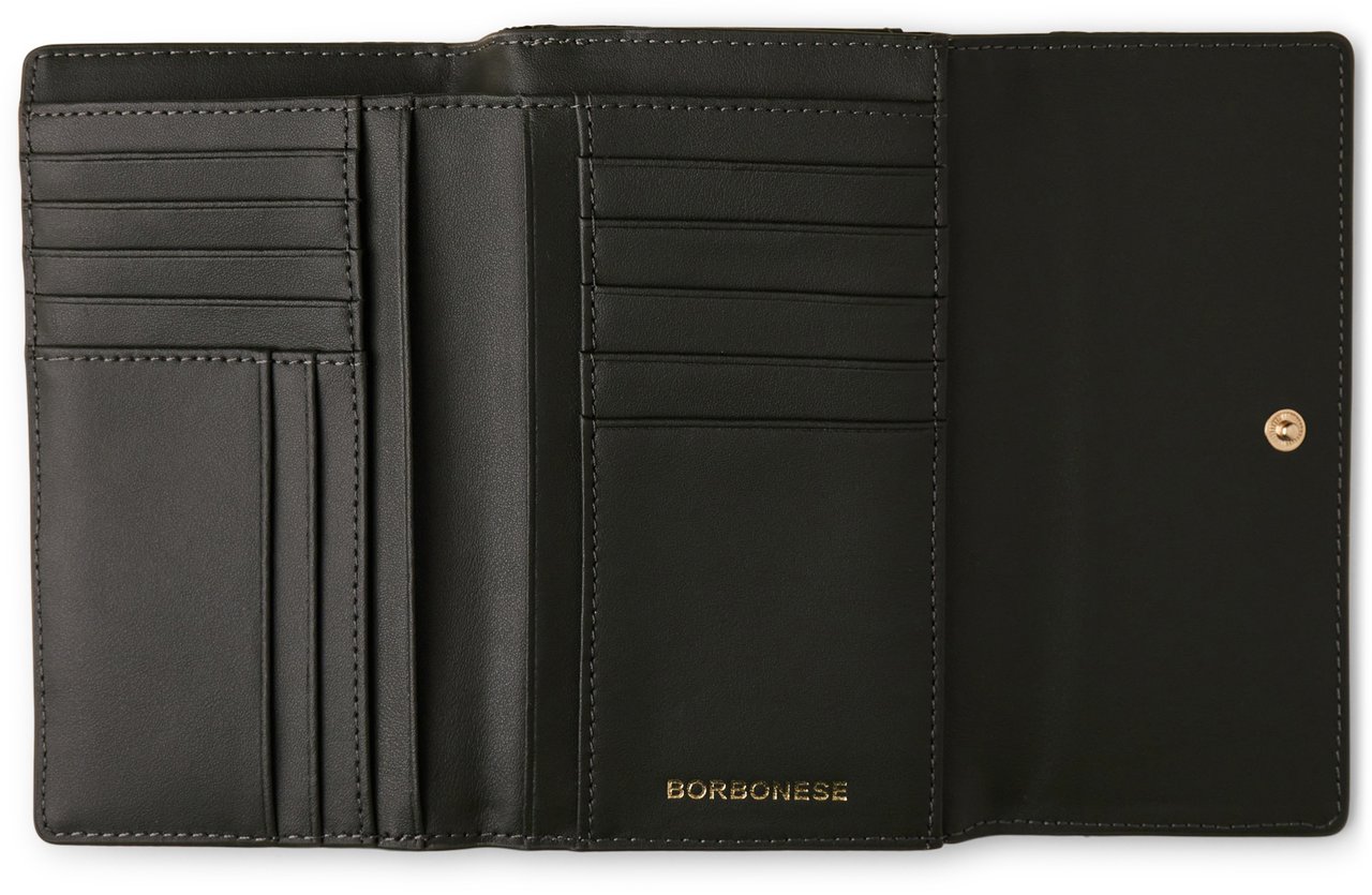 Borbonese MEDIUM WALLET Groen