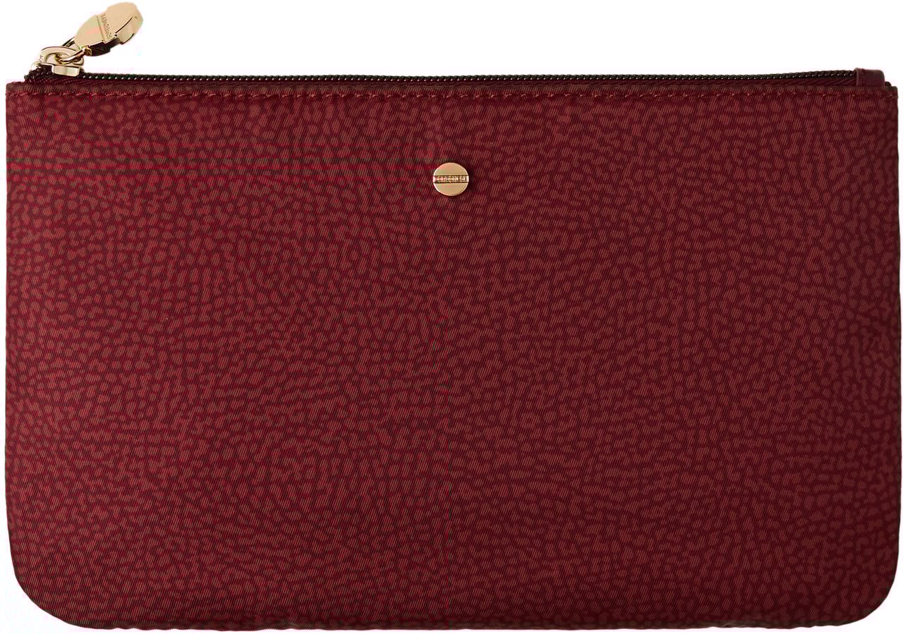 Borbonese CLASSIC DOCUMENT HOLDER POUCH Rood