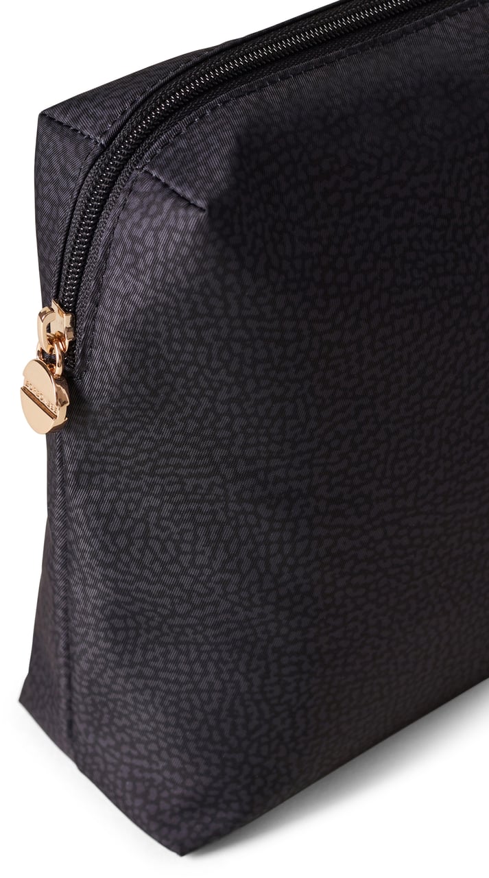 Borbonese MEDIUM BEAUTY CASE Zwart