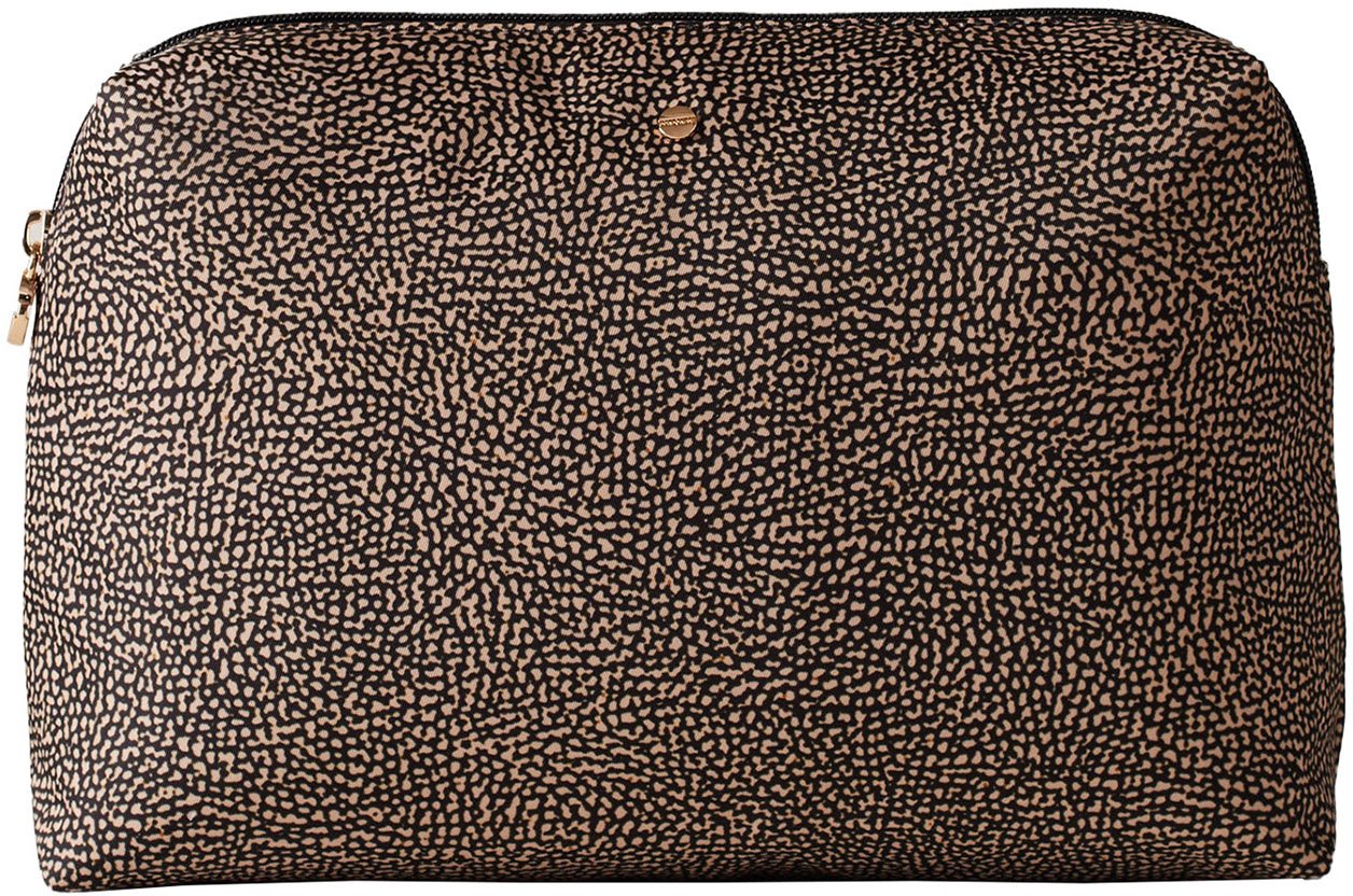 Borbonese MEDIUM BEAUTY CASE Zwart