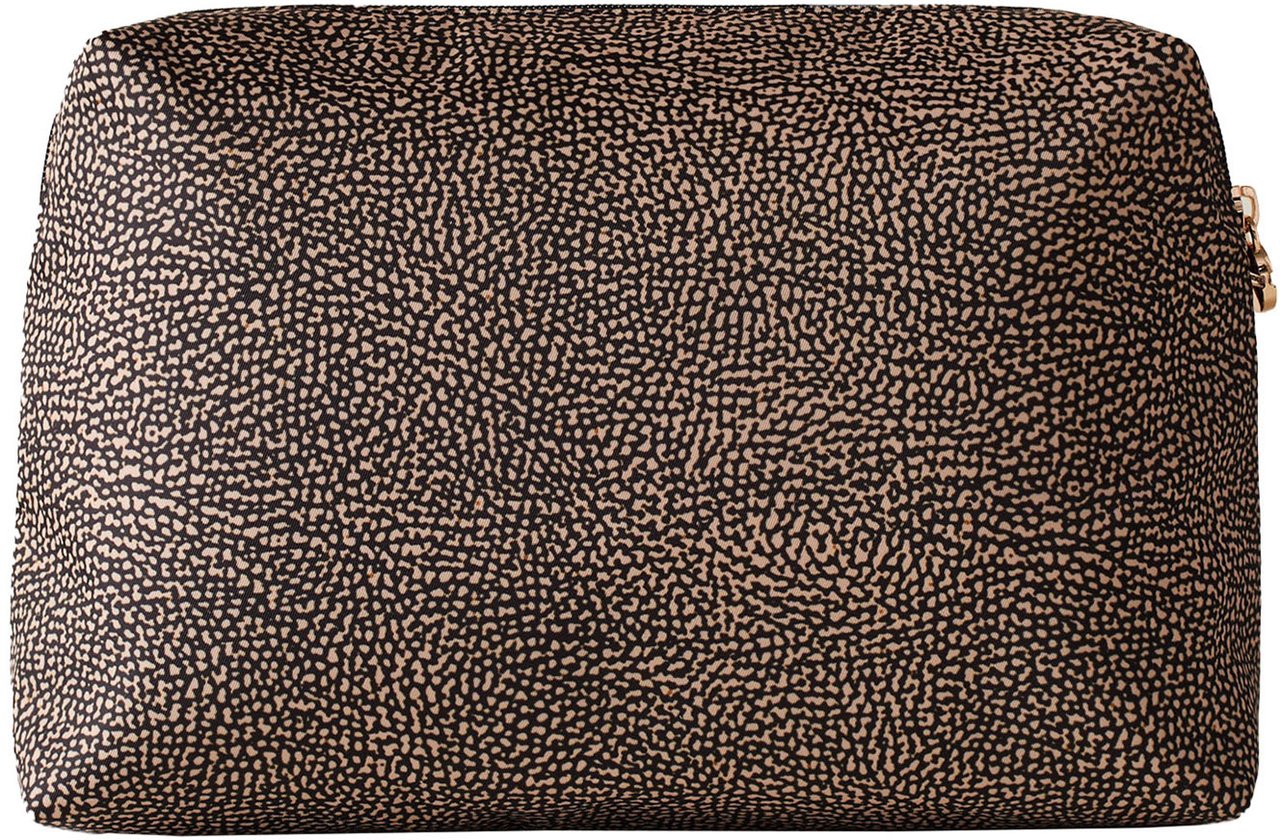 Borbonese MEDIUM BEAUTY CASE Zwart