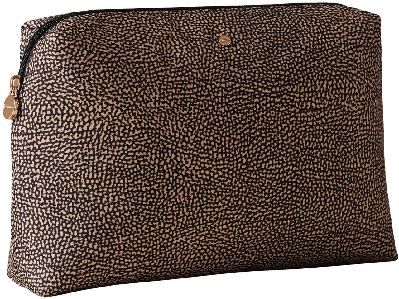 Borbonese MEDIUM BEAUTY CASE Bruin
