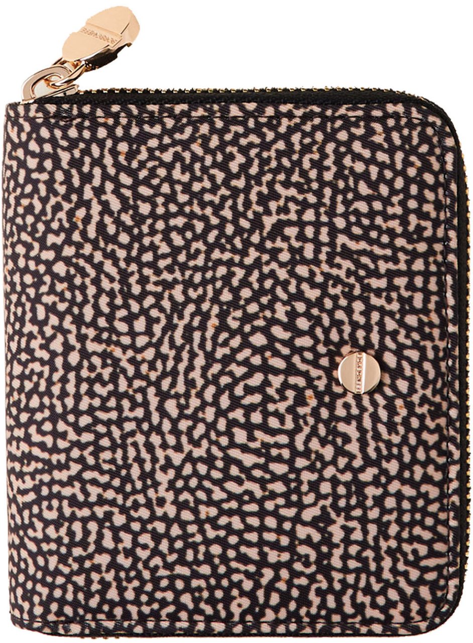 Borbonese SMALL ZIP-AROUND WALLET Bruin