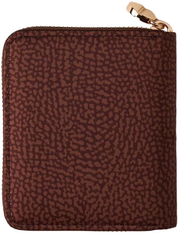 Borbonese SMALL ZIP-AROUND WALLET Maroon