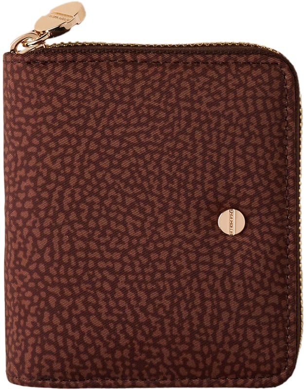 Borbonese SMALL ZIP-AROUND WALLET Maroon