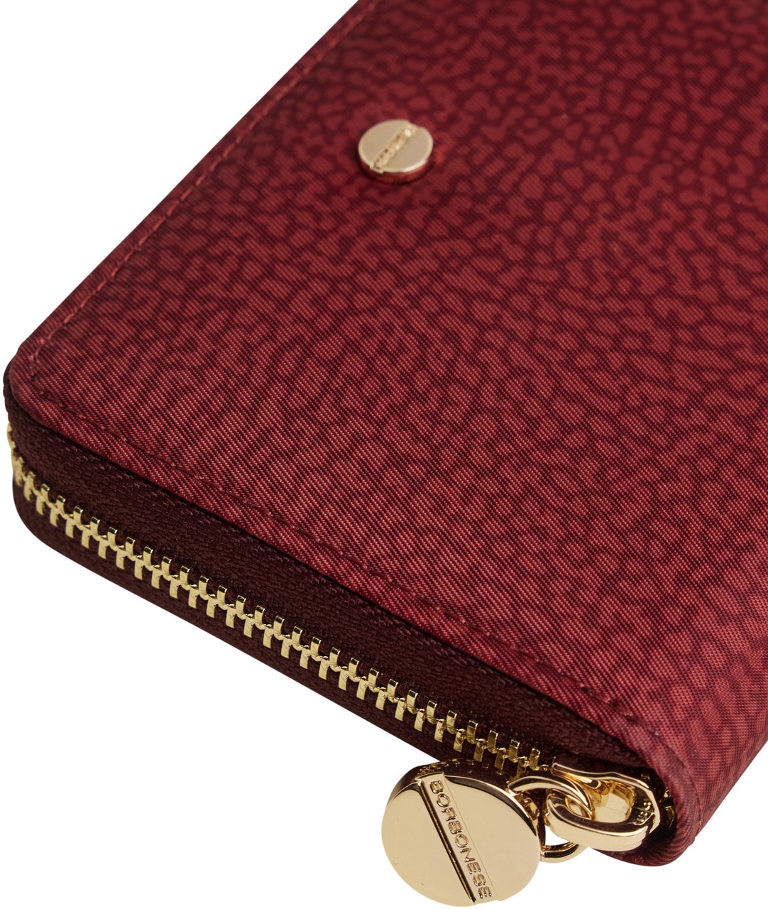 Borbonese SMALL ZIP-AROUND WALLET Rood