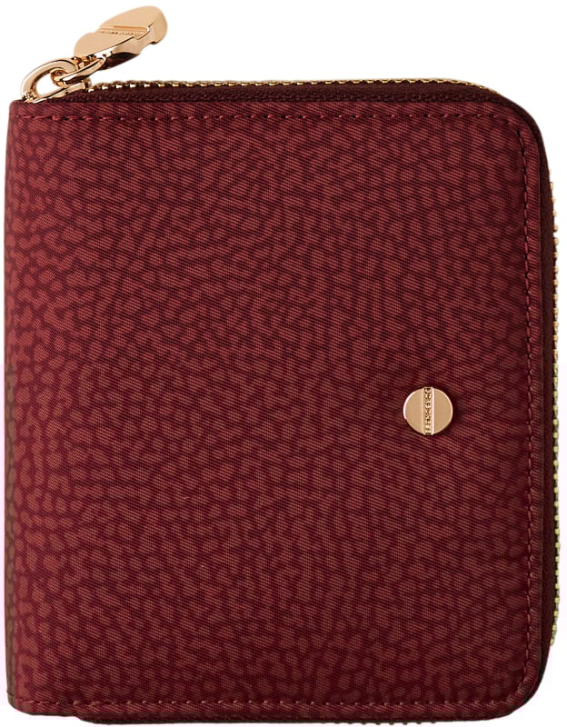 Borbonese SMALL ZIP-AROUND WALLET Rood