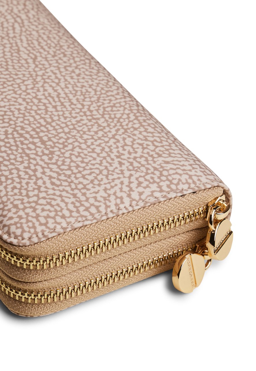 Borbonese CLASSICA WALLET LARGE Beige