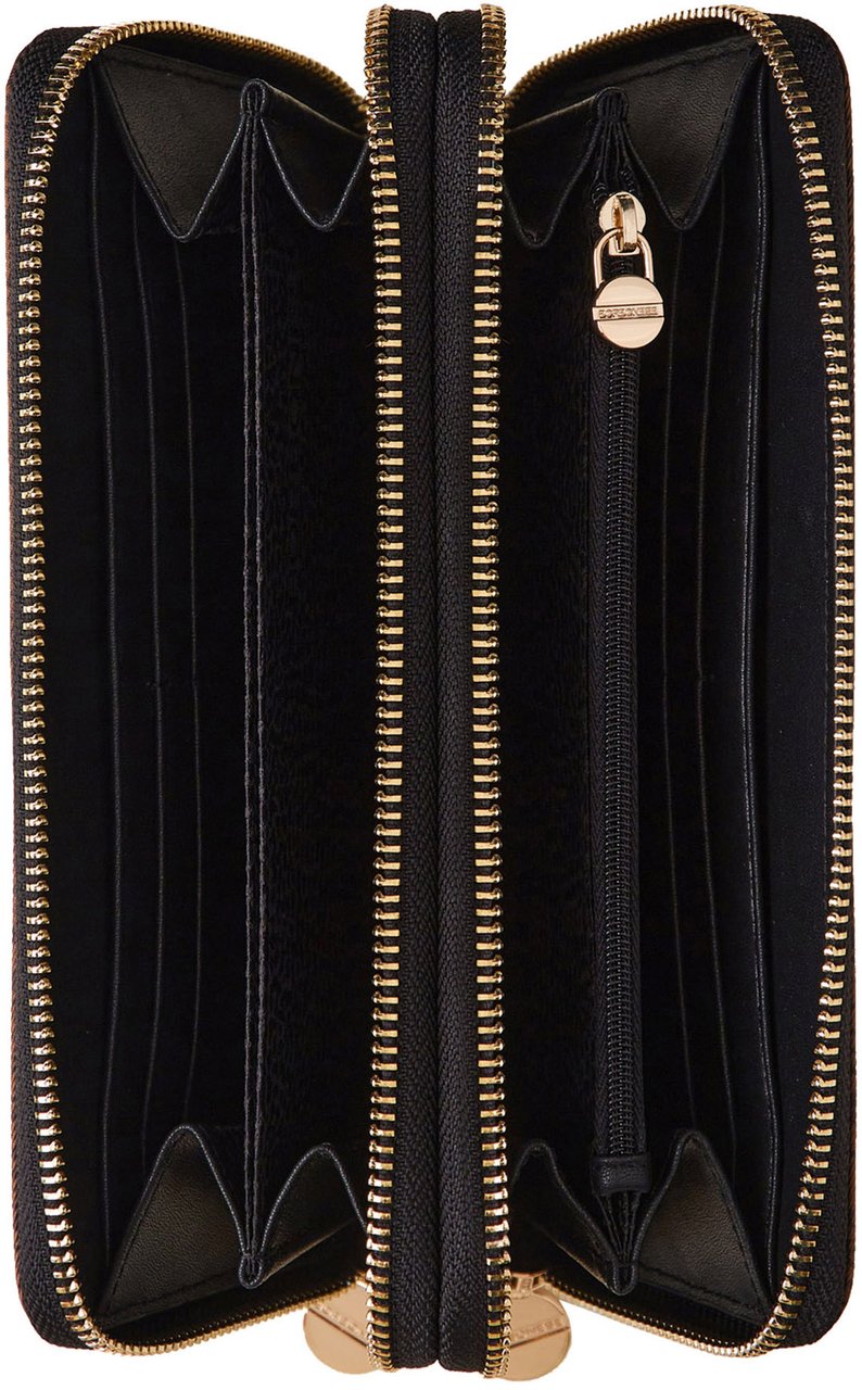 Borbonese DOUBLE ZIP-AROUND LARGE WALLET Bruin