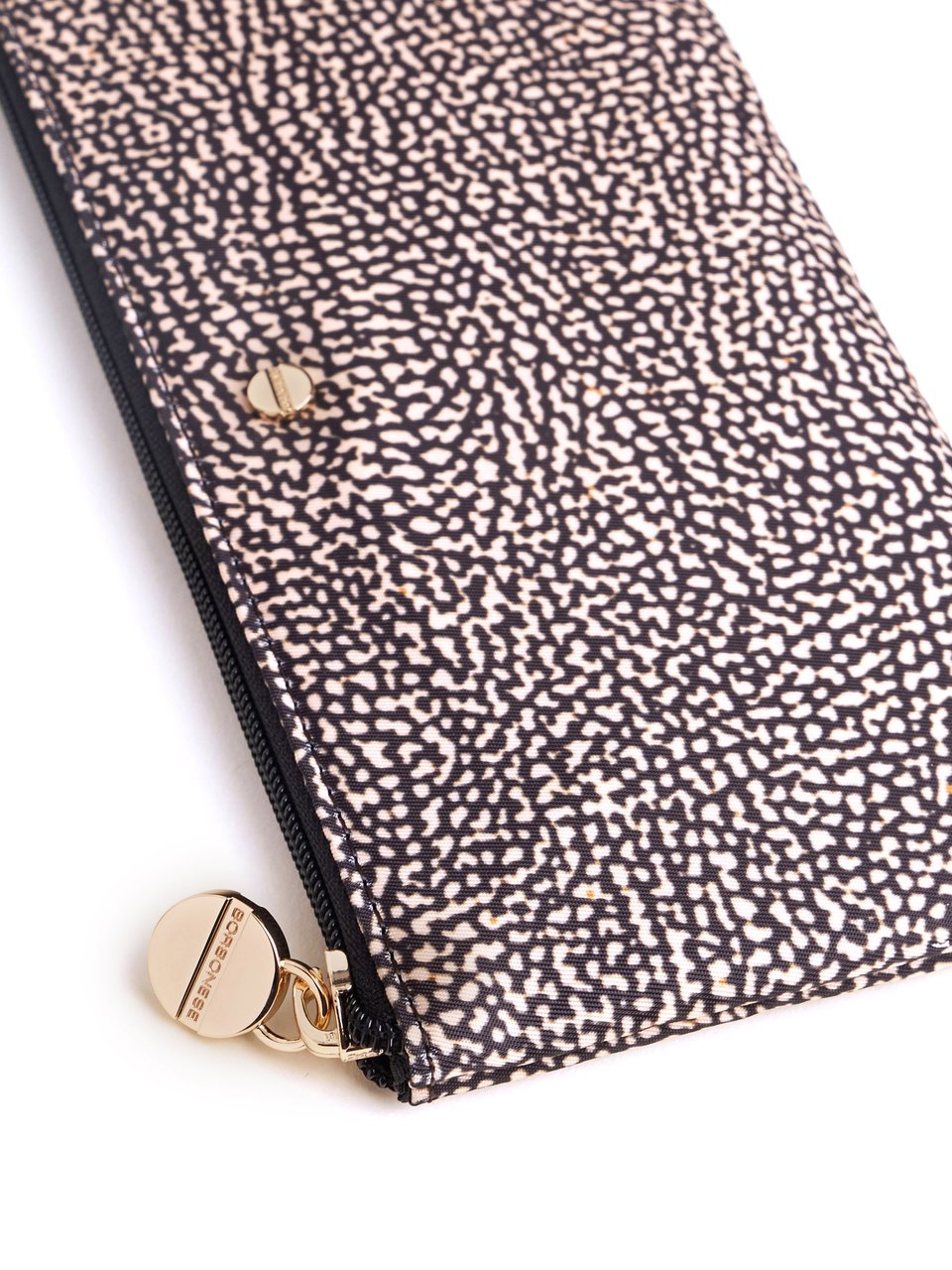 Borbonese CLASSIC FLAT POUCH Zwart