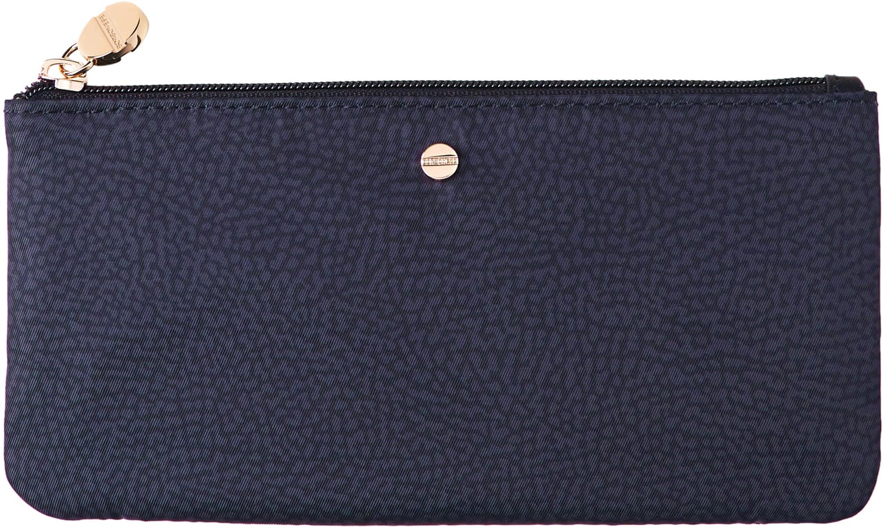 Borbonese CLASSIC FLAT POUCH Zwart