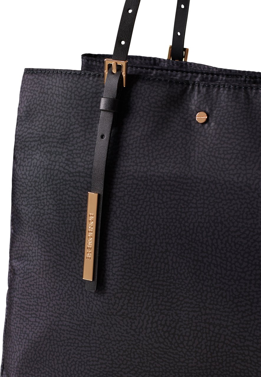 Borbonese L’ECOLE SHOPPING BAG Zwart