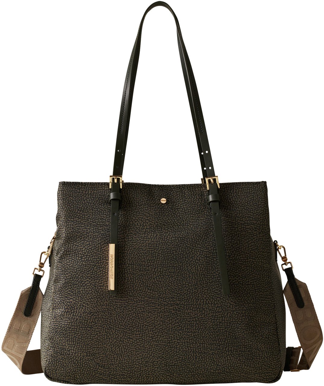 Borbonese L’ECOLE SHOPPING BAG Groen