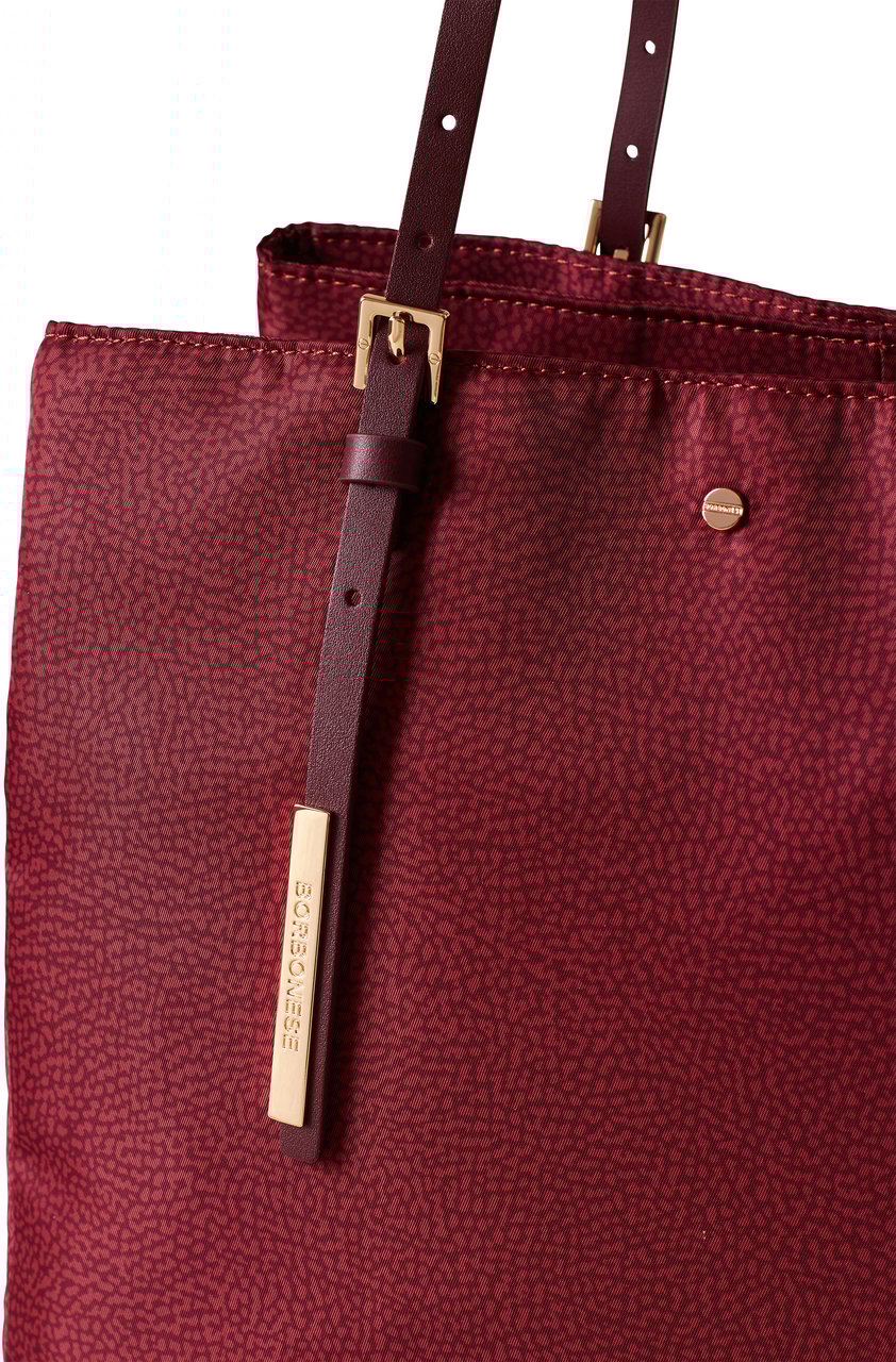 Borbonese L’ECOLE SHOPPING BAG Rood