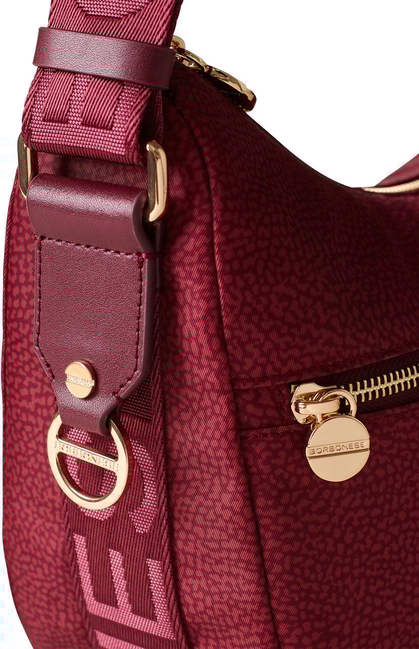 Borbonese ECO LINE LUNA SMALL BAG Rood