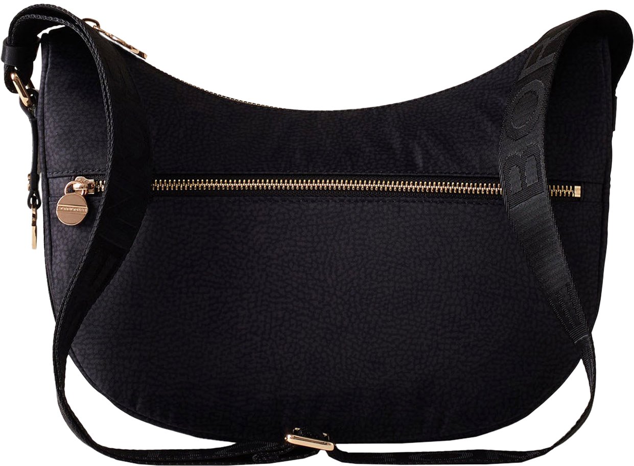 Borbonese ECO LINE LUNA SMALL BAG Zwart