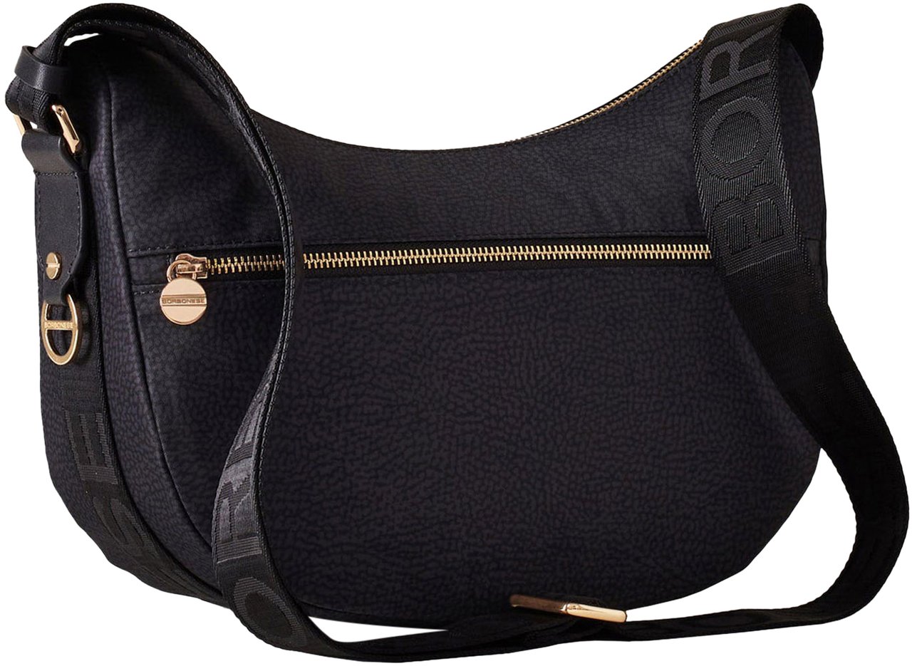 Borbonese ECO LINE LUNA SMALL BAG Zwart