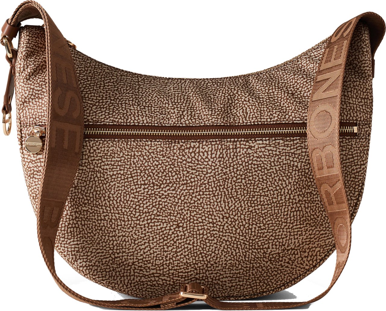 Borbonese ECO LINE LUNA MID-SIZE BAG Beige