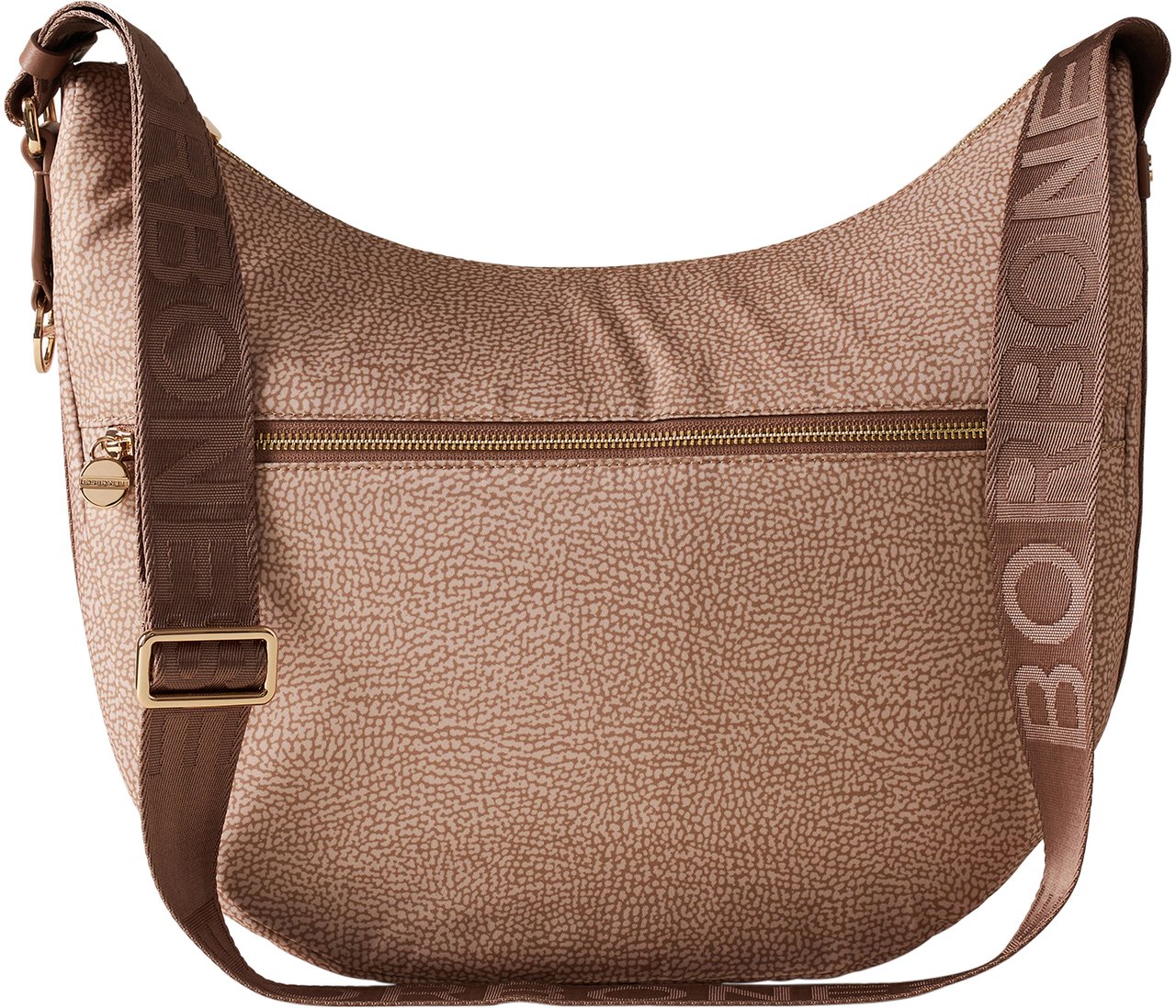 Borbonese ECO LINE LUNA MEDIUM BAG Beige