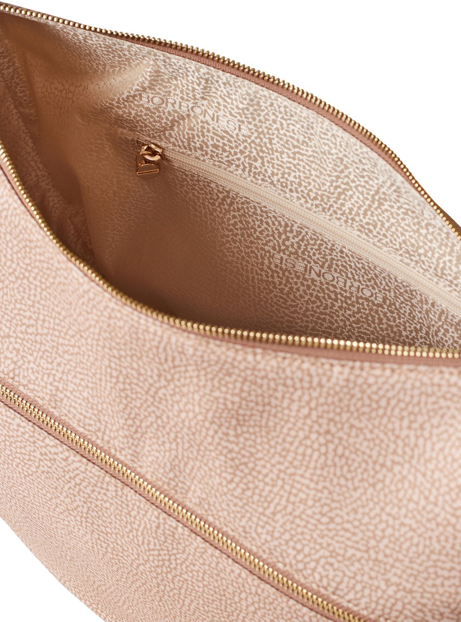 Borbonese ECO LINE LUNA MEDIUM BAG Beige