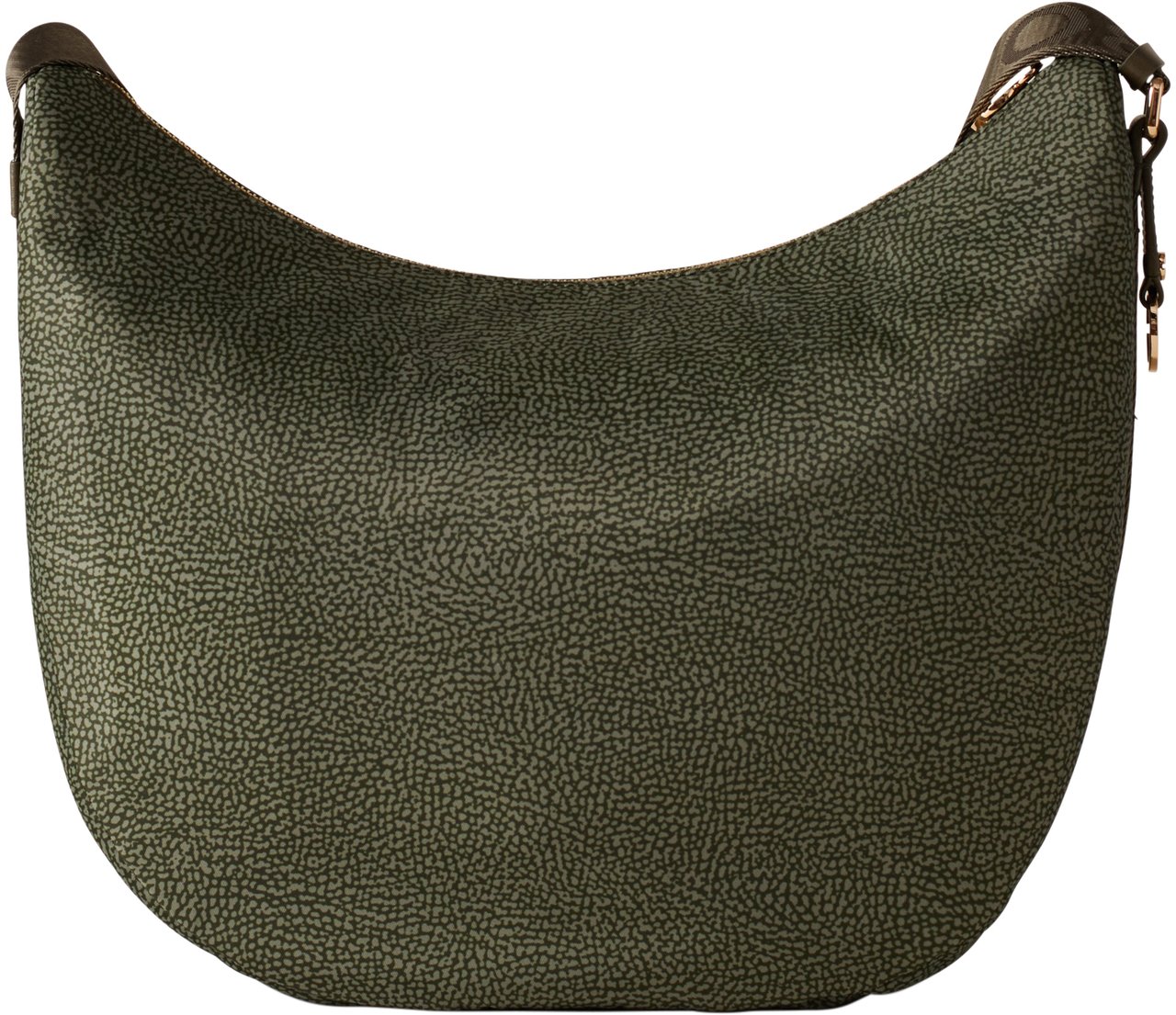 Borbonese ECO LINE CROSS-BODY MEDIUM Groen