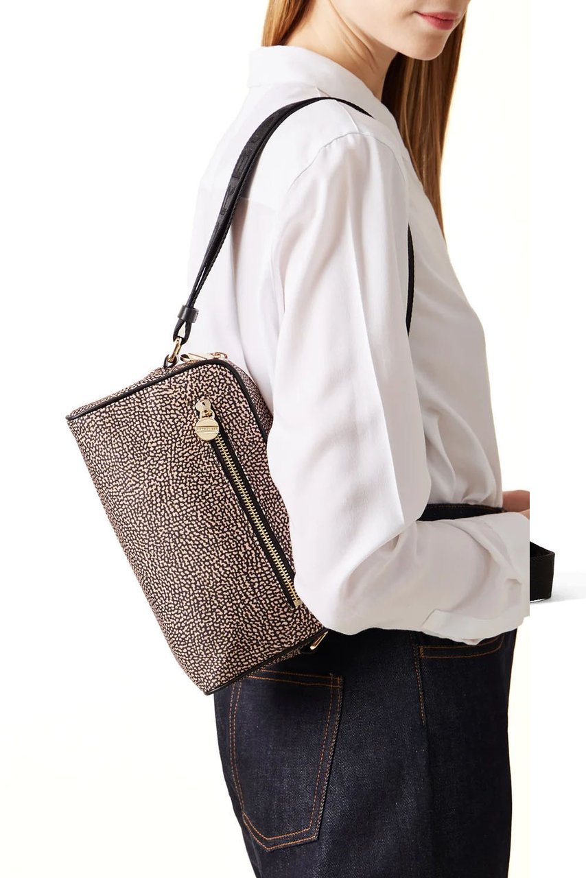 Borbonese Bags Op Natural Bruin