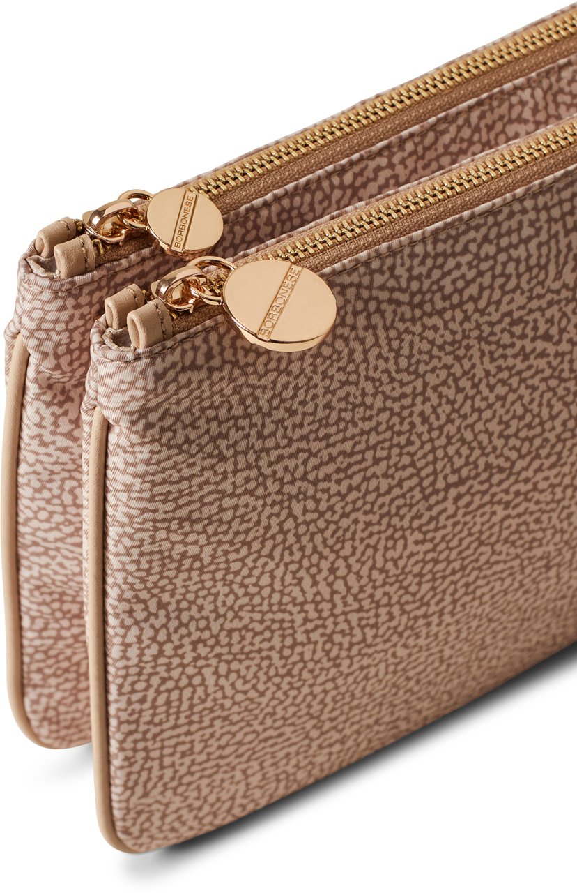 Borbonese ECO LINE SMALL CROSSBODY BAG Beige