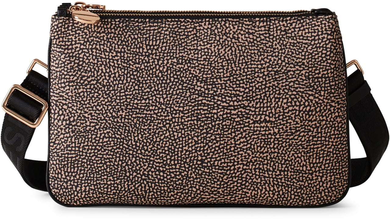 Borbonese ECO LINE SMALL CROSSBODY BAG Bruin