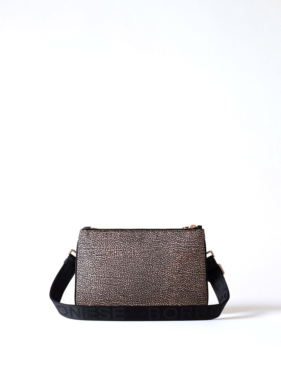 Borbonese ECO LINE SMALL CROSSBODY BAG Bruin