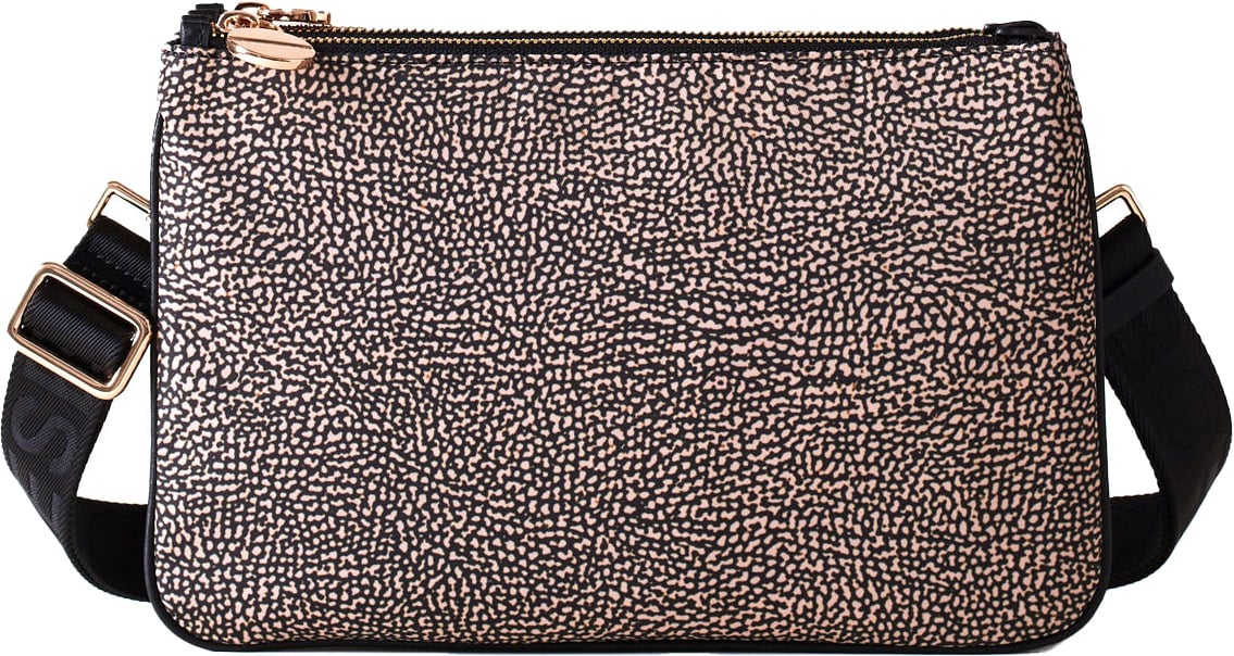 Borbonese ECO LINE SMALL CROSSBODY BAG Bruin