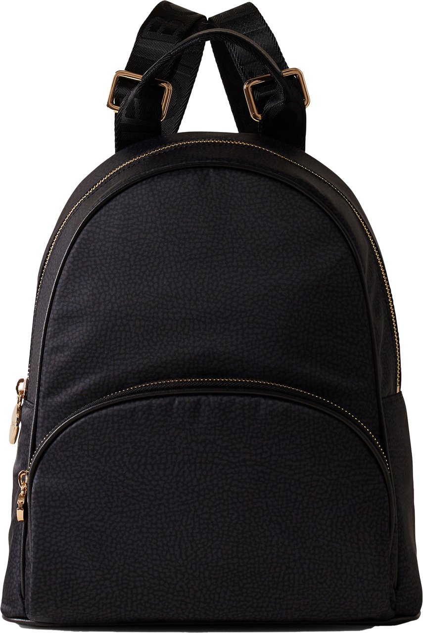 Borbonese ECO LINE MEDIUM BACKPACK Zwart