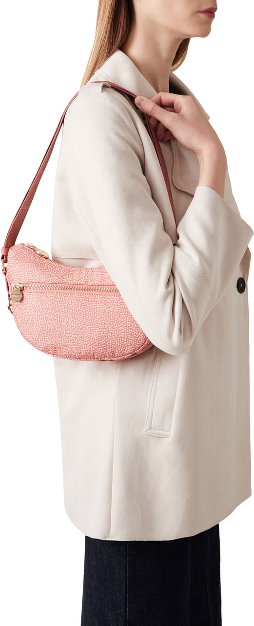 Borbonese LUNA HOBO MINI Roze