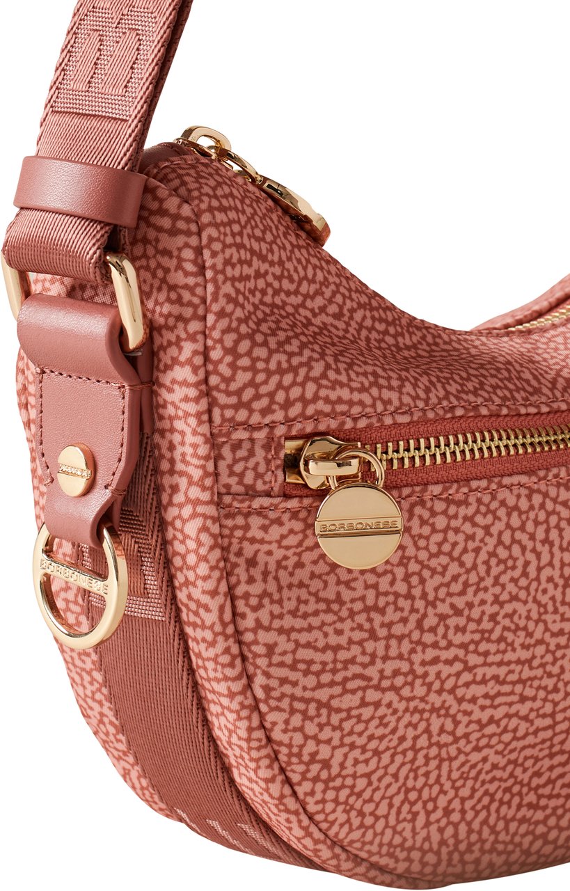 Borbonese LUNA HOBO MINI Roze