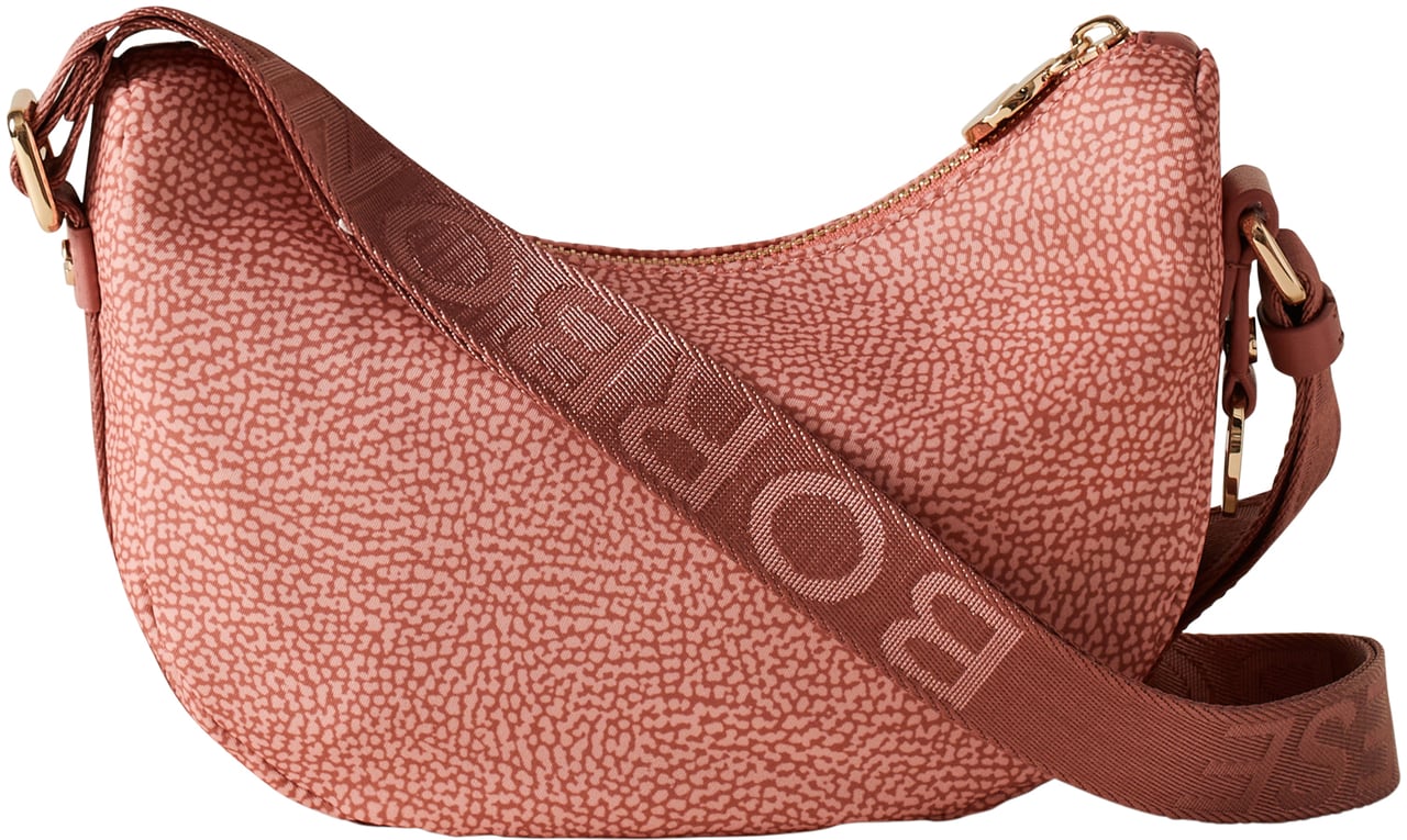 Borbonese LUNA HOBO MINI Roze
