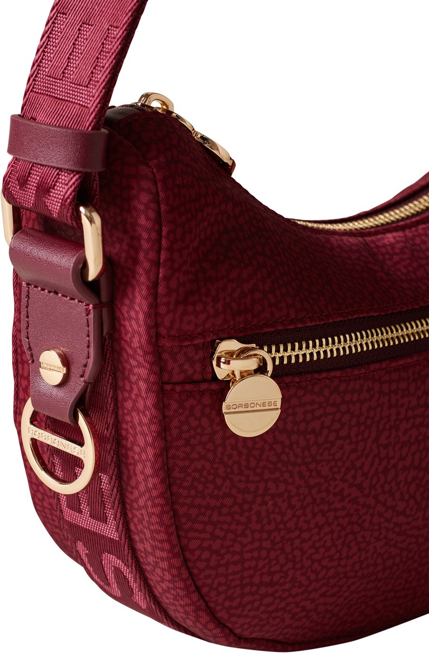 Borbonese ECO LINE LUNA MINI BAG Rood