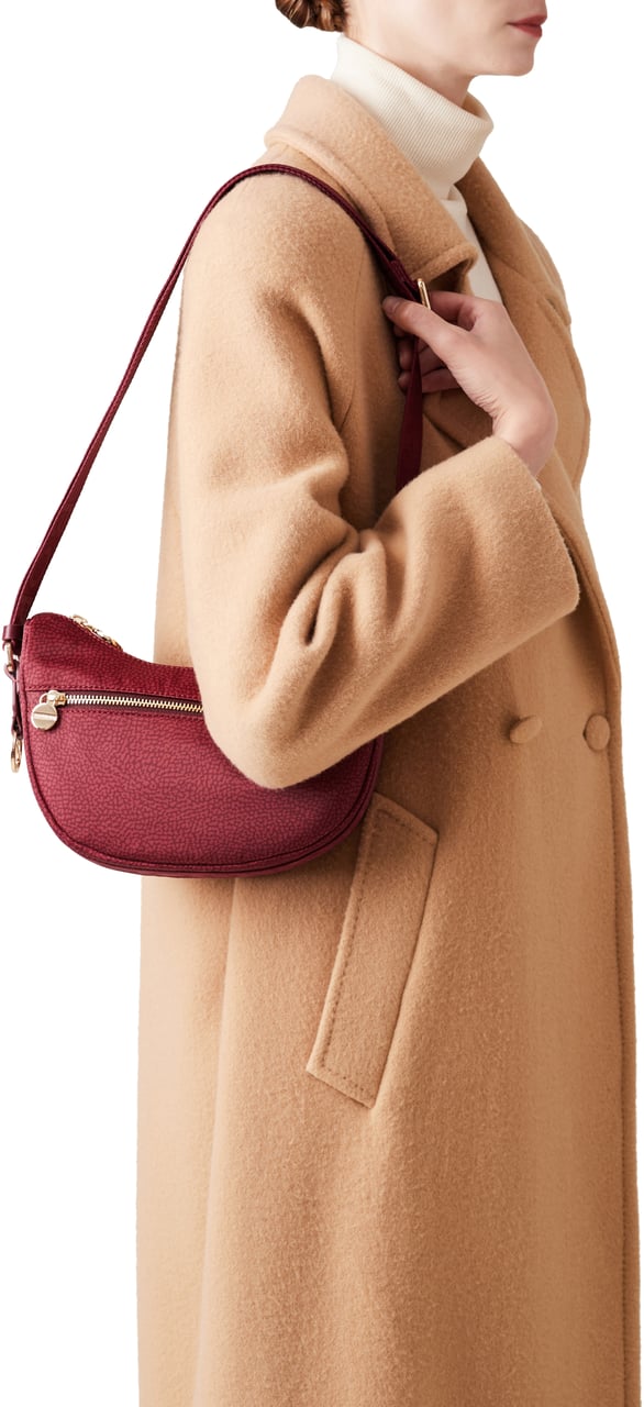 Borbonese ECO LINE LUNA MINI BAG Rood