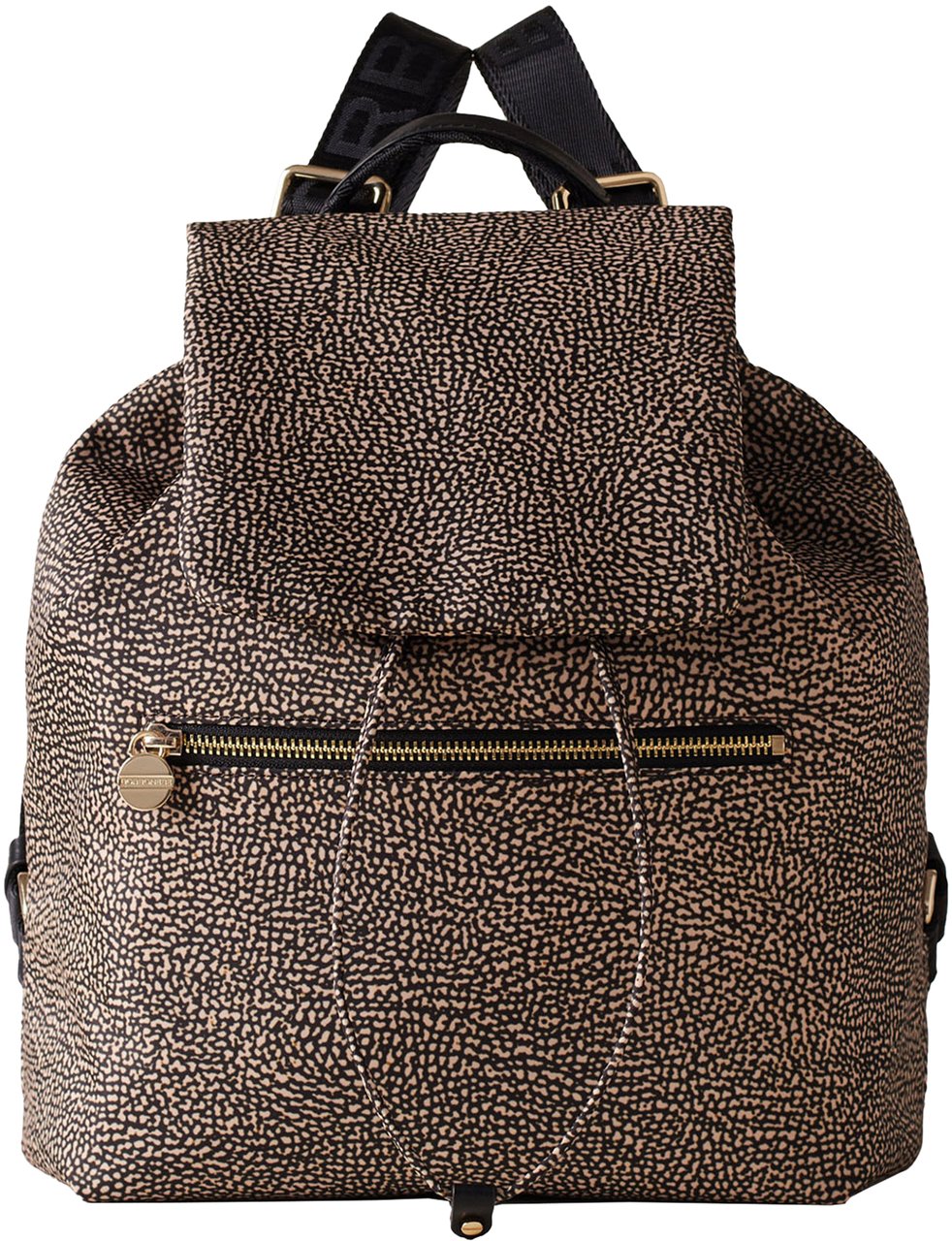 Borbonese ECO LINE MEDIUM BACKPACK Zwart