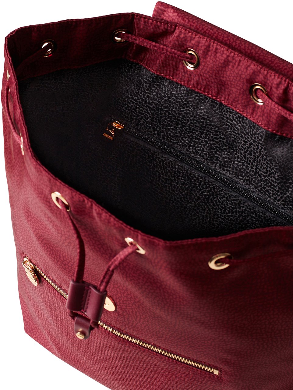 Borbonese ECO LINE MEDIUM BACKPACK Rood