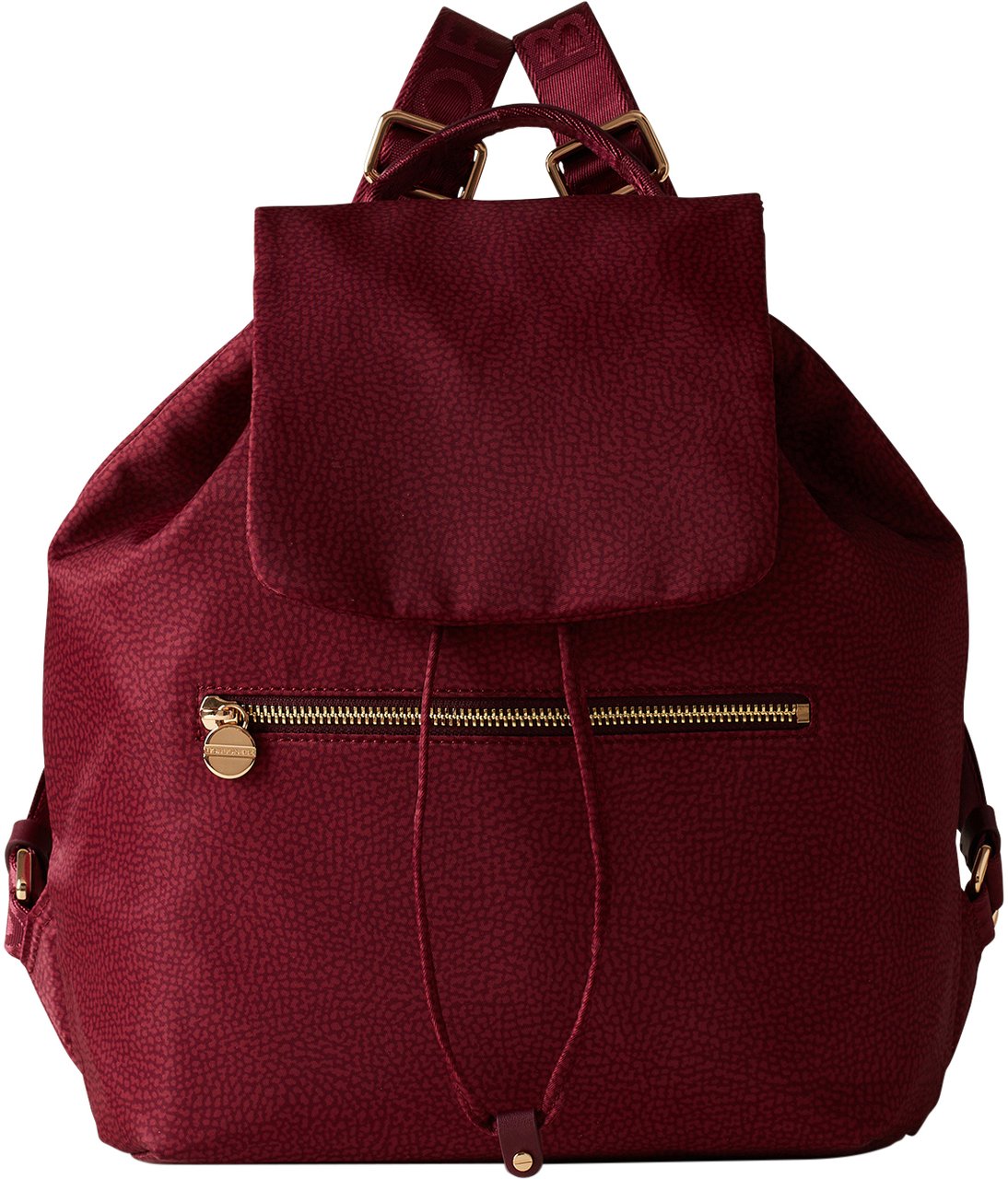 Borbonese ECO LINE MEDIUM BACKPACK Rood