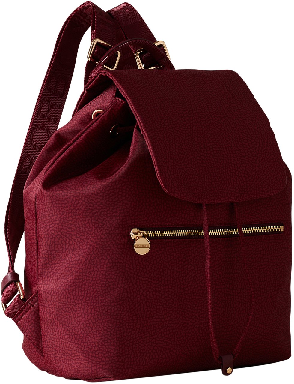 Borbonese ECO LINE MEDIUM BACKPACK Rood