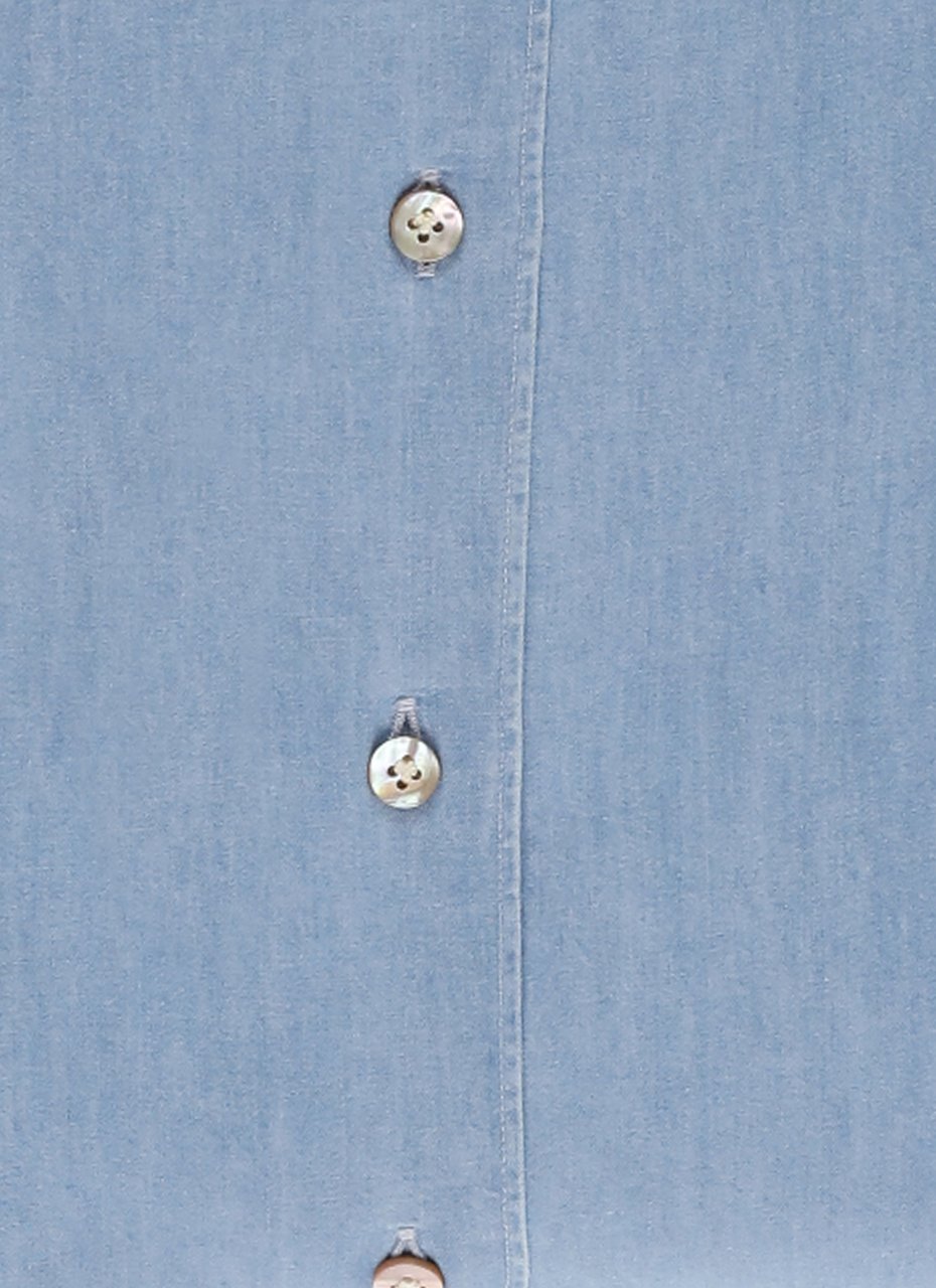 Borriello Napoli Light Blue Classic Collar Shirt Blauw