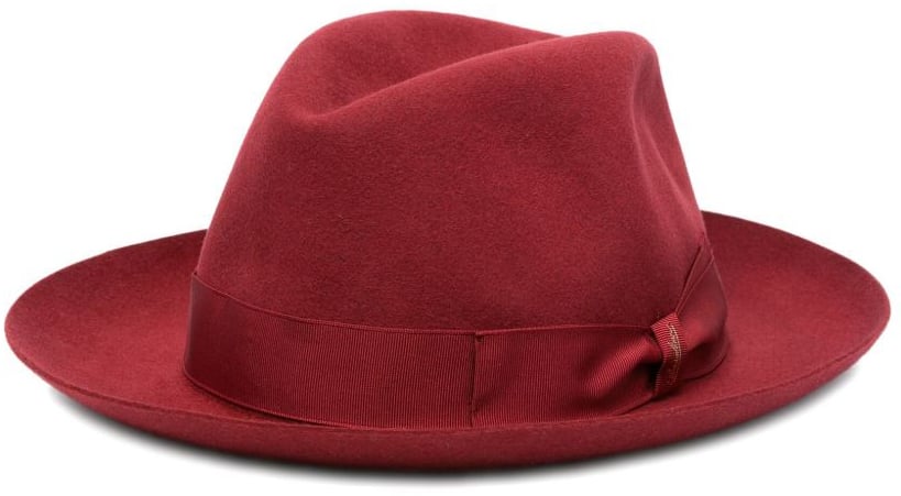 Borsalino Hats Bordeaux Rood