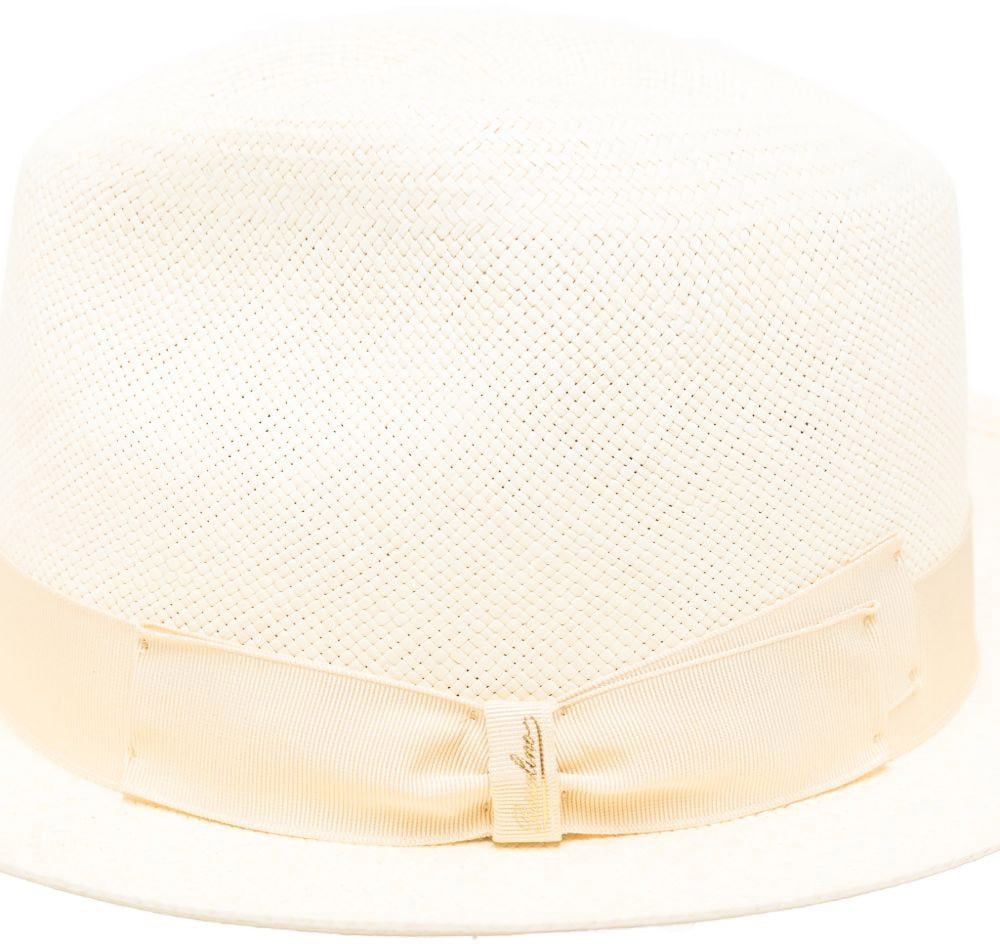 Borsalino Hats Beige Wit