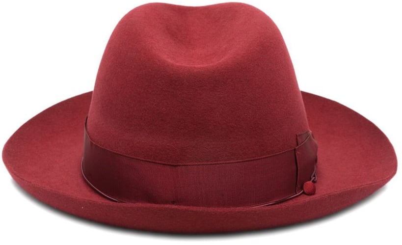 Borsalino Hats Bordeaux Rood