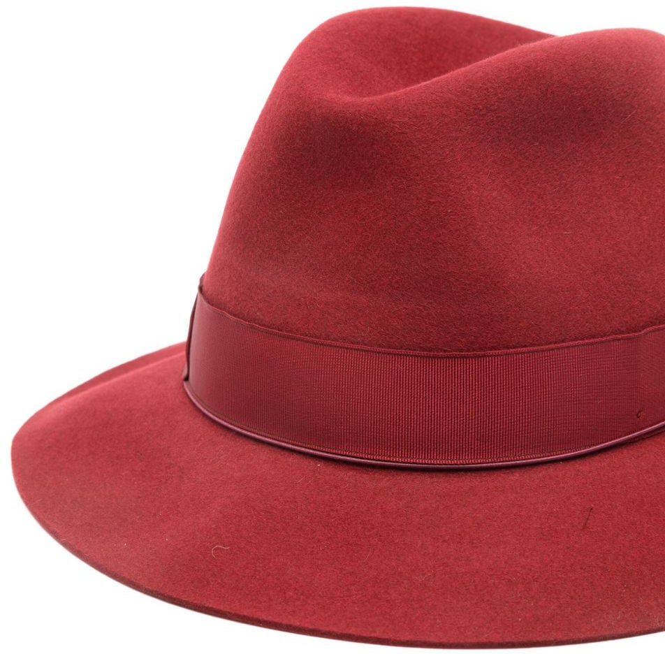 Borsalino Hats Bordeaux Rood