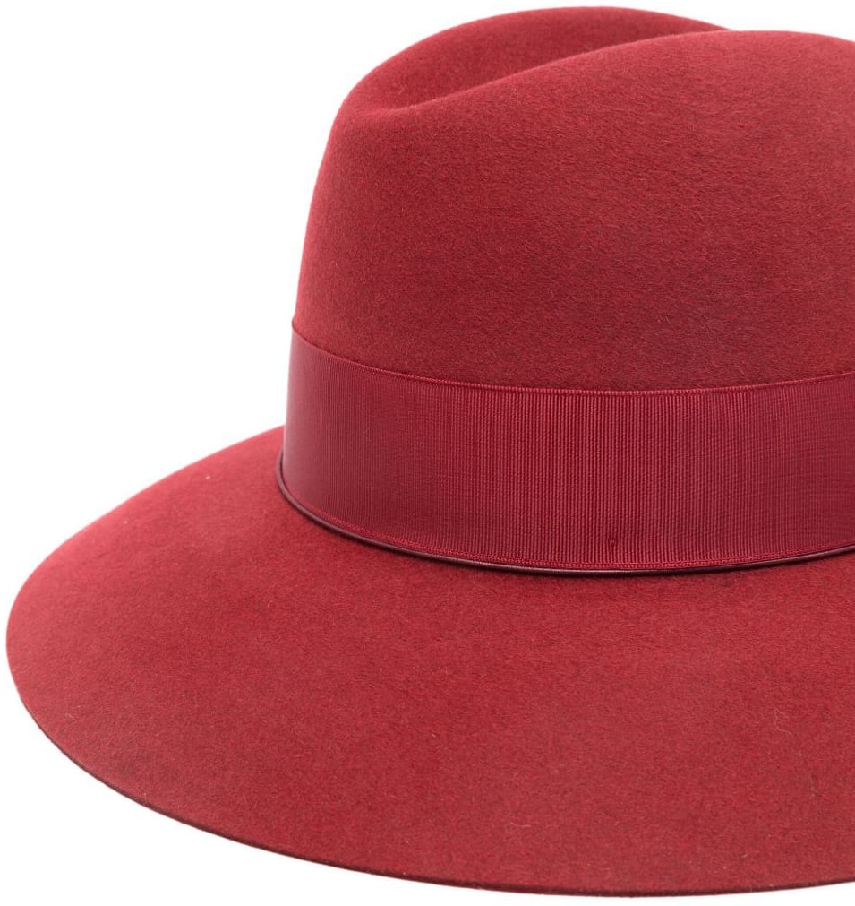 Borsalino Hats Bordeaux Rood