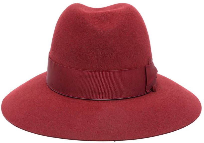 Borsalino Hats Bordeaux Rood